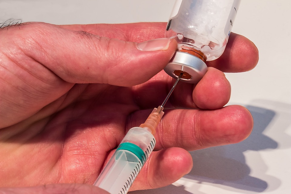 Vials medicine needle