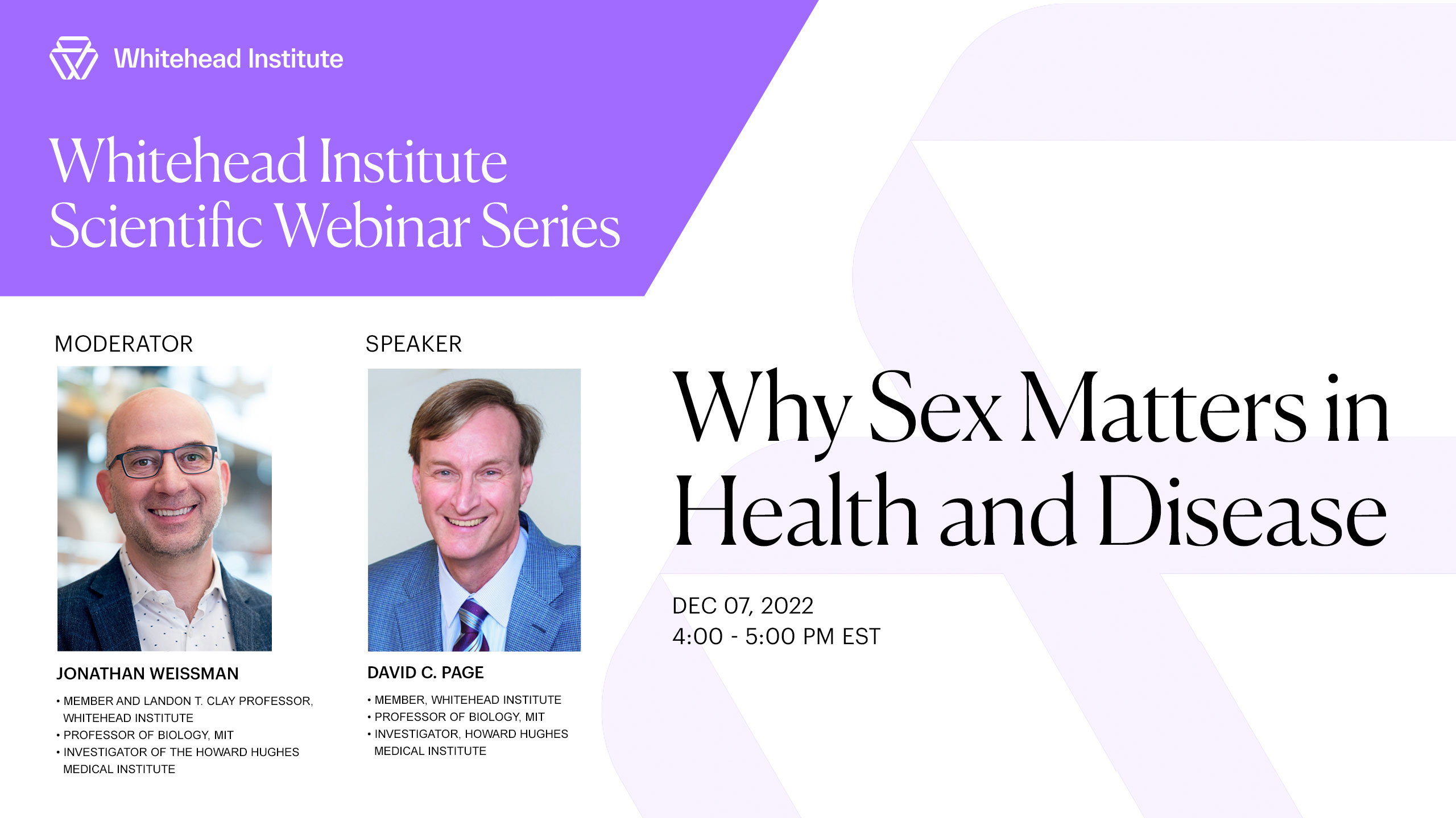 Why Sex Matters in Health and Disease