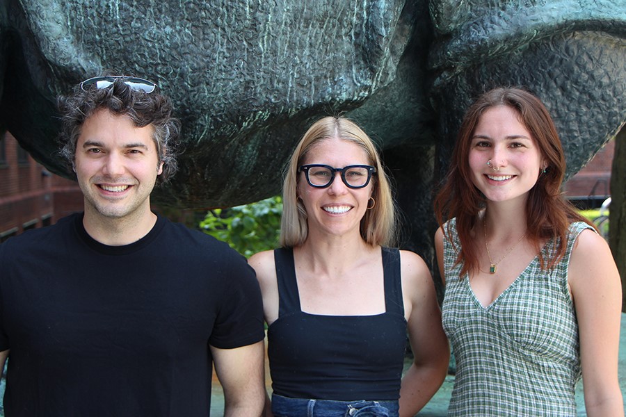 Nick Bellono, Rebecka Sepela, and Tessa Hautala