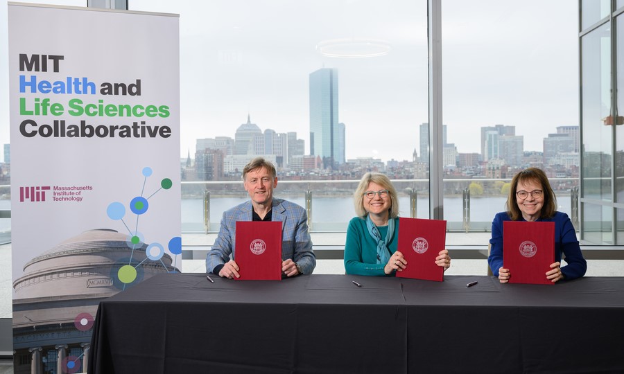 signing ceremony officially launching the MIT-MGB Seed Program
