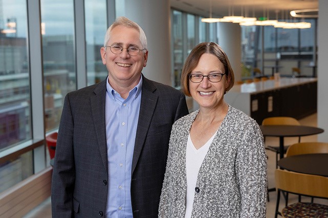 Matthew Meyerson and Heidi Greulich