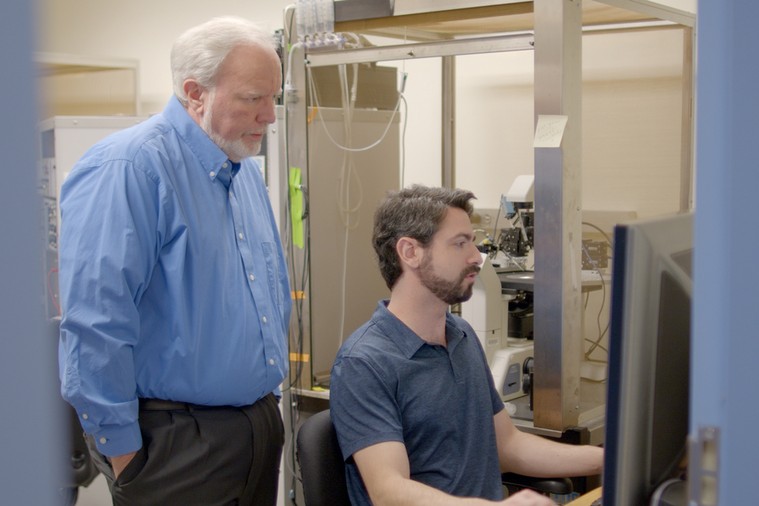 Troy Littleton (standing) and Andres Crane