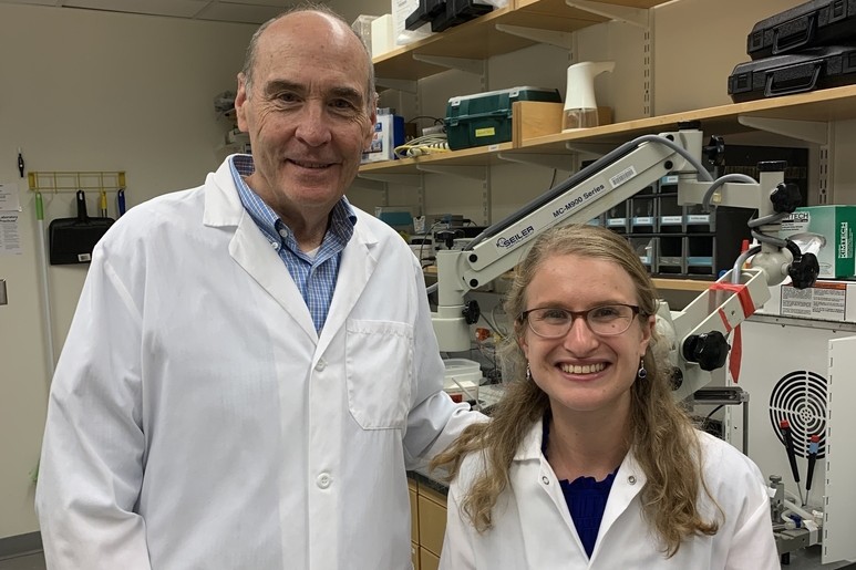 Mark Bear (left) and Sara Kornfeld-Sylla