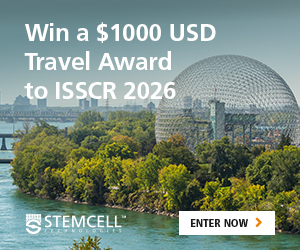 Win a $1000 USD Travel Award for ISSCR 2026
