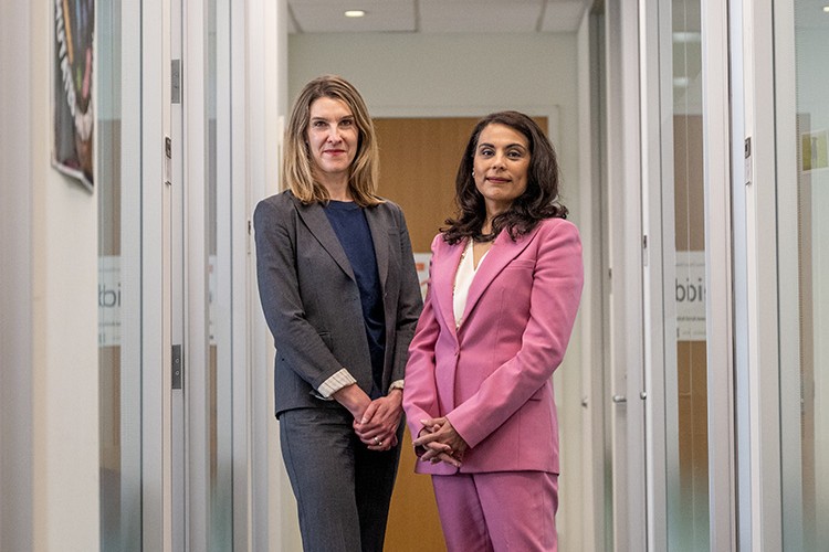 Britta Lassmann (left) and Nahid Bhadelia