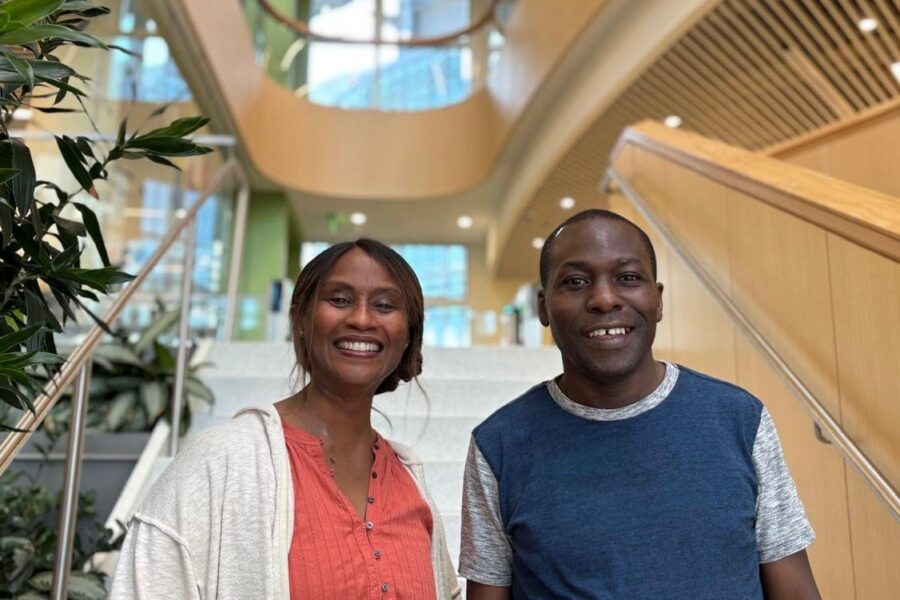 Azza Idris and Benjamin Ondigo